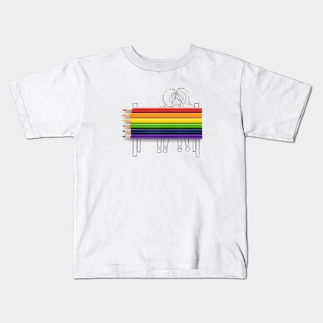 Pride (Woman) Kids T-Shirt by cintascotch